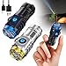 2 Stück Mini-Taschenlampe mit dreiäugigem Monster, Aufladbar LED Taschenlampen Extrem Helle mit 5 Lichtmodi, Wasserdicht Taktische Handlampe für Camping, Outdoor, Wandern, Notfall (schwarz+silber) Baby,Schwarz günstig Kaufen-2 Stück Mini-Taschenlampe mit dreiäugigem Monster, Aufladbar LED Taschenlampen Extrem Helle mit 5 Lichtmodi, Wasserdicht Taktische Handlampe für Camping, Outdoor, Wandern, Notfall (schwarz+silber)