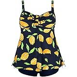 Tankini Damen Groe GrenBadehoseSlipTankini Damen Push Up Mit KrbchenBikini Damen High Waist BlumenSchwimmanzug Damen Mit Bein Lang