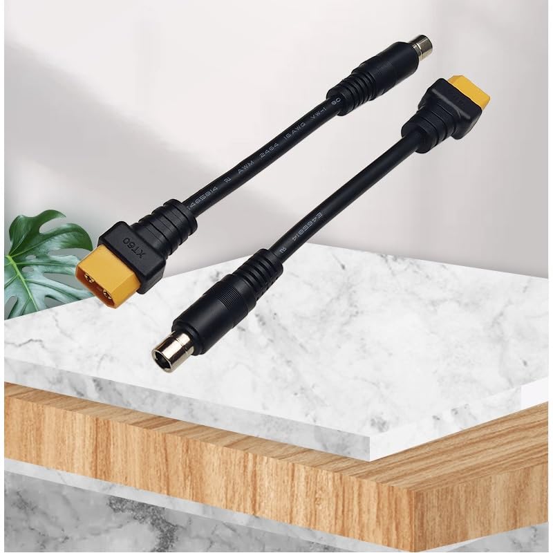 XT60 auf DC8020 Adapterkabel – Kupfer-Adapter für Solargeneratoren, Akkuspeicher & Modellbau – Kompatibel mit Lithiumbatterien, Drohnen, DC-Geräten (15 cm) – Bild 7