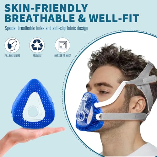 NATAKU Pacote com 8 forros de máscara grandes compatíveis com máscara facial, experiência macia e se