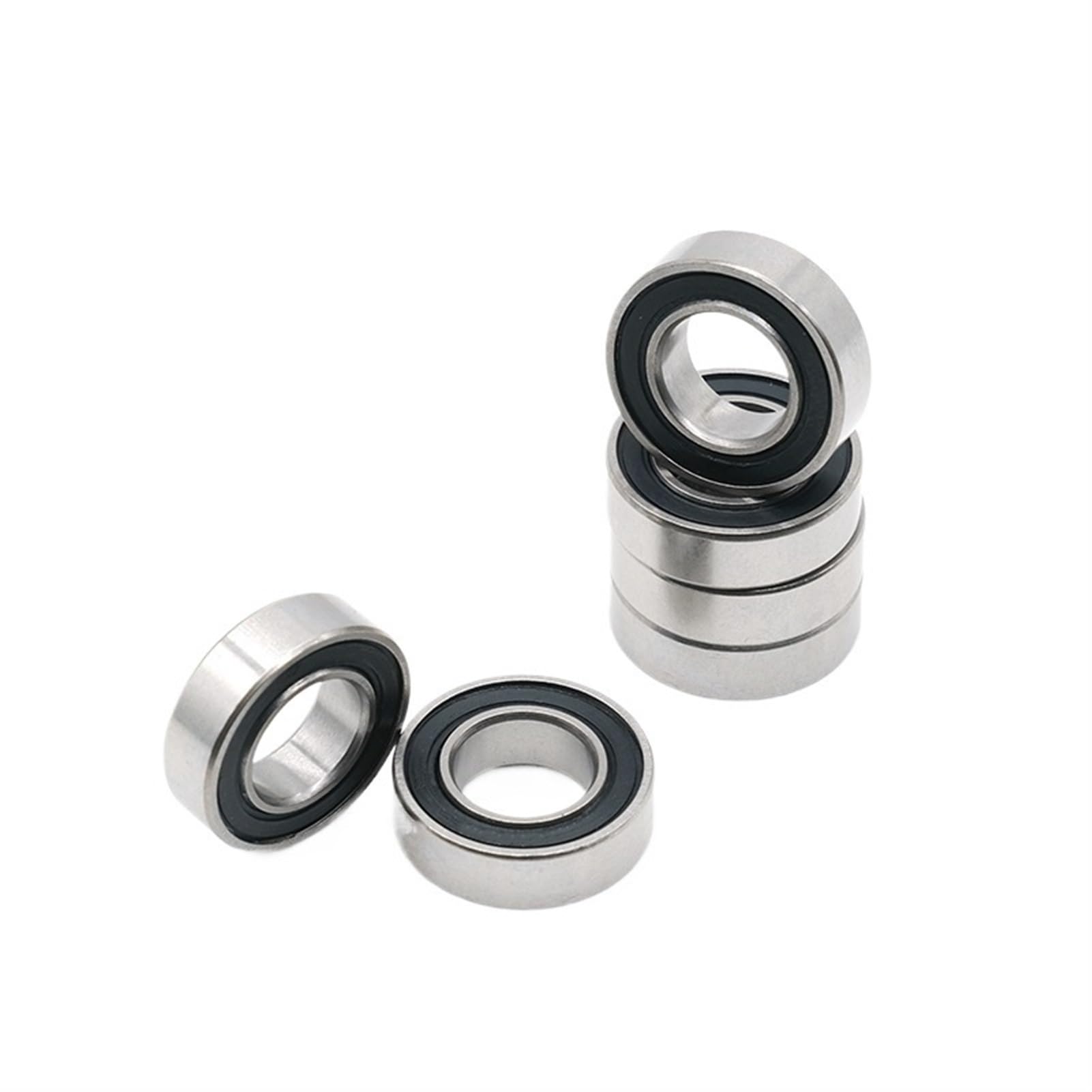Cuscinetti a sfere a gola profonda 6 Pz 6204-2RS Cuscinetto a sfere 20 * 47 * 14 mm Doppia guarnizione in gomma ABEC-7 Cuscinetti a sfere prelubrificati 6204RS