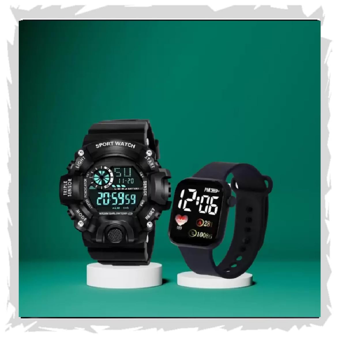 SELLORIA Digital Watch Shockproof Multi-Functional Automatic Full Black Color Strap Digital Sports Watch for Mens Kids Watch for Boys Watch for Men Pack of-1 (Black) (B0CF5XL59F) Amazon Price History, Amazon Price Tracker