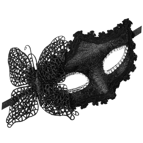 Hohopeti Half Face Mask for Women Masquerade Mask Pack Lace Design for Party and Stage Performance
