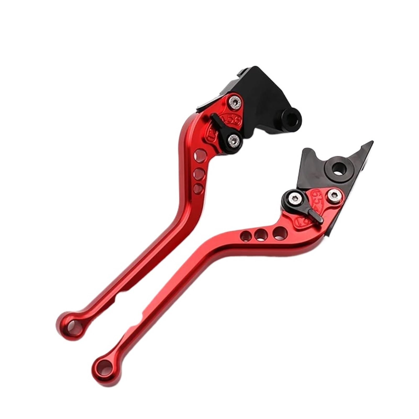 Rlimelopgg Long Red Brake Clutch Levers For V-Strom For Dl1000 For Dl1000xt For Vstrom For Dl1050 For Dl1050xt 2019 2020 2021 2022 Brake Clutch Lever Handle(Long Red)