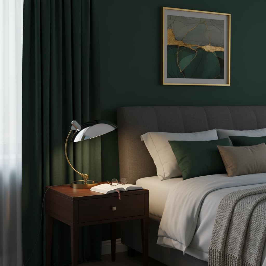 Designerska Lampa Stołowa Ulia w Stylu Nordyckim i Minimalistycznym, Nowoczesna Lampa Biurkowa z Aluminium z Regulowanym Kloszem E27, Elegancka Lampa Nocna do Sypialni, Salonu, Wymiary 330x430mm