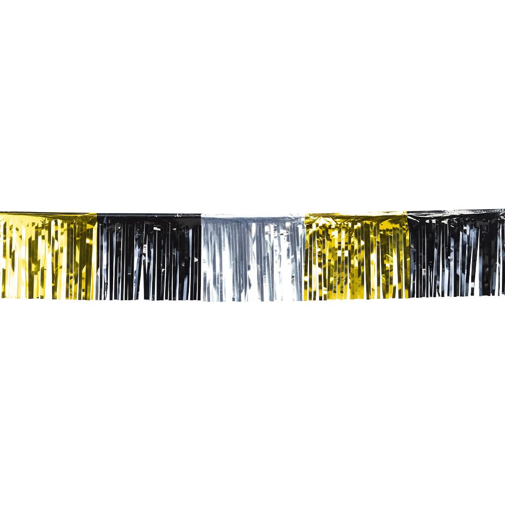 Boland - Metallic Fringe Garland, Length 6 Metres, Hanging Decoration Made of Plastic, Theme Party, Birthday, Wedding, Carnival, Party Decoration