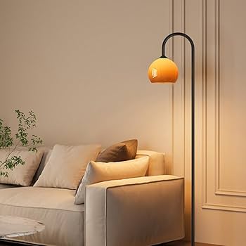 Amazon.co.jp : hofphd フロアライト ガラスシェード フロアスタンド