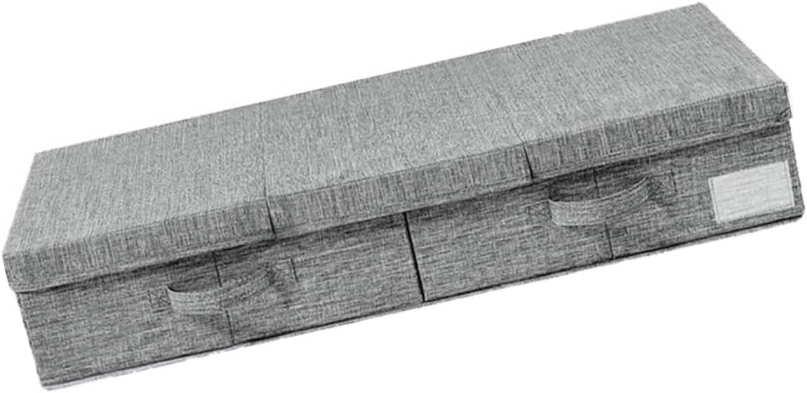 under Bed Clothes Organizer Multi-functional Storage Box for Quilts Blankets and Seasonal Clothing and Practical Design Space Saver Storage