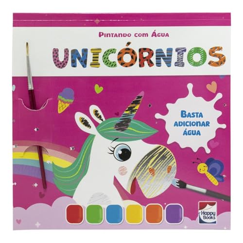 Pintando com Água: Unicórnio: