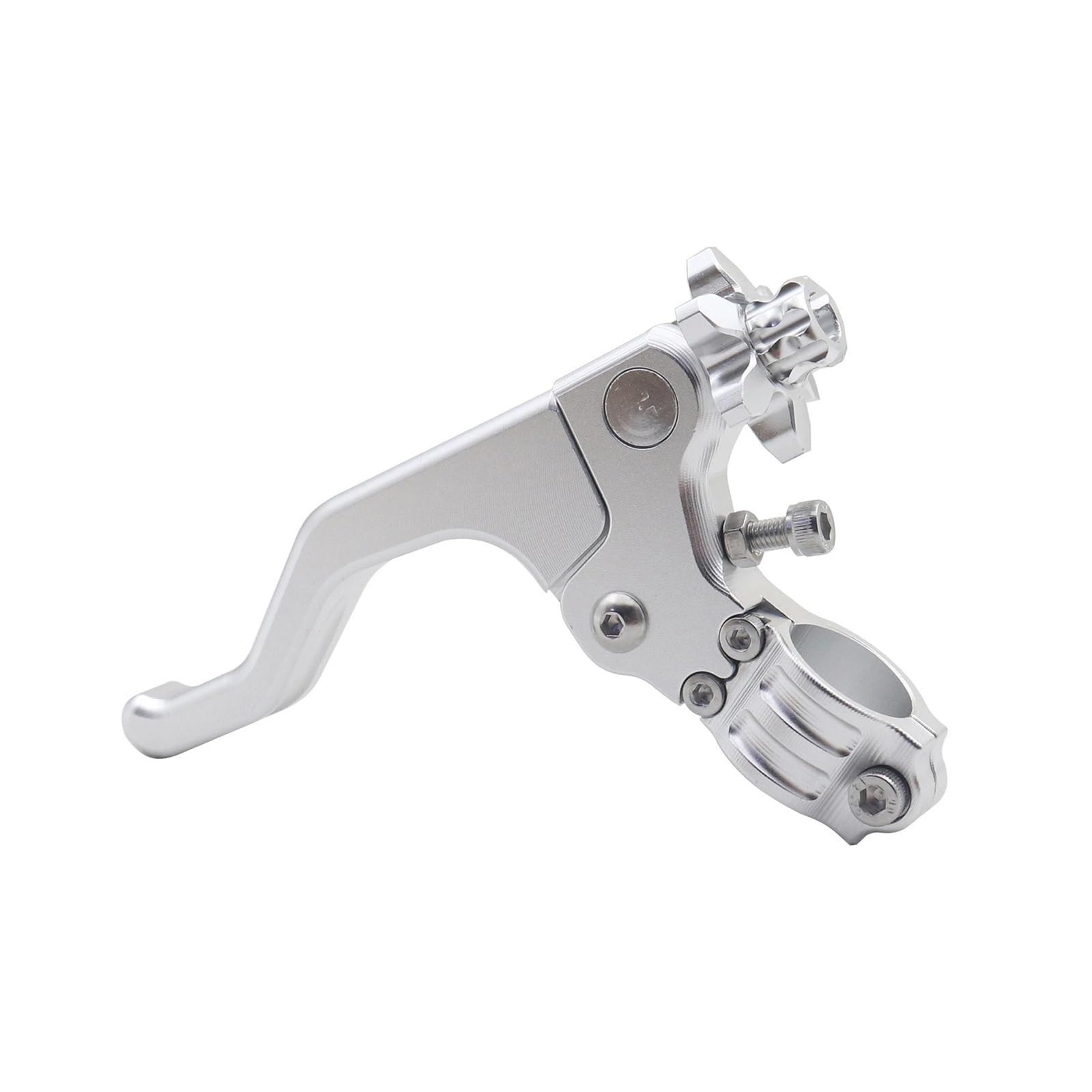 Ywqjiopm Silver Motorcycle Brake Clutch Lever Motorcycle Clutch Lever Handlebar Universal One Finger Motorbike Handlebar Clutch Lever Brake Levers Brake Handle