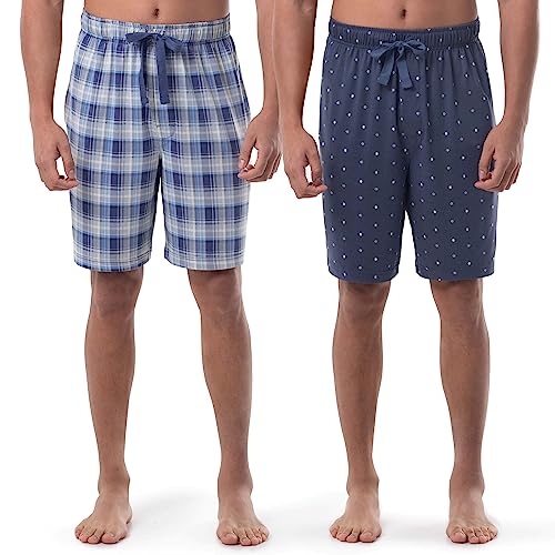 Joseph Abboud mens Jersey Knit Sleep Pajama Lounge Shorts (2-pack)