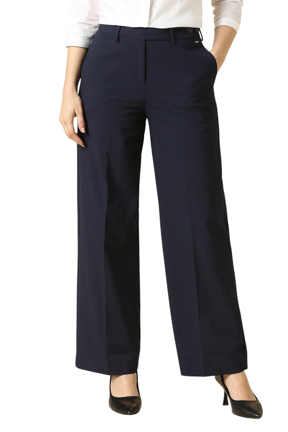 allen solly Women's Regular Casual Pants-picture-27