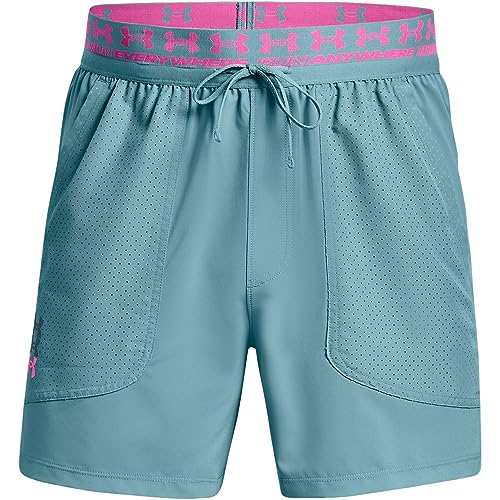 Short Under Armour Run Anywhere respirant et ultra léger vêtement bleu homme M