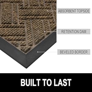 Olanlyindooroutdoormatsturdynaturalrubberfloormatnonsliplowprofilewaterproofdoormatandstainfrontdoormateasycleanpatioentrancemat36x24brown Urban Country Home Decor Olanly indoor outdoor mat sturdy natural rubber floor mat non slip low profile waterproof doormat and stain front door mat easy clean patio entrance mat 36×24 brown urban country home decor