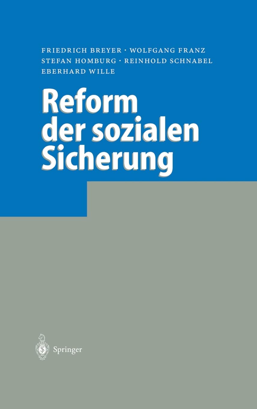 Reform Der Sozialen Sicherung