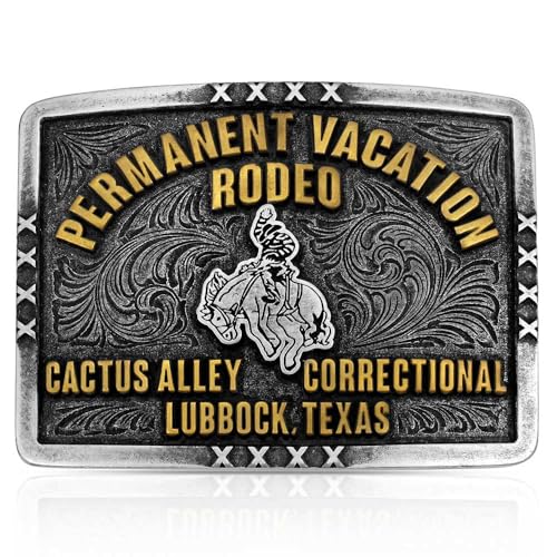 Image of Montana Silversmiths Officially Licensed Cactus Alley Hat Co. Western Lifestyle Belt Buckle