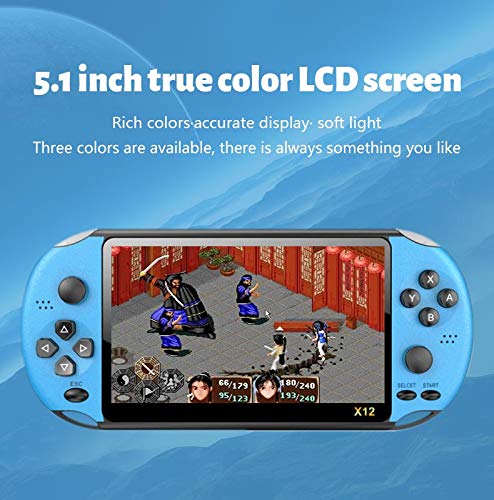 CZT-Consola-de-Videojuegos-Retro-de-51-Pulgadas-construida-en-4800-Juegos-de-emuladores-Arcade-y-Otros-9-simuladores-compatibles-con-MP3E-book-Azul-Rojo