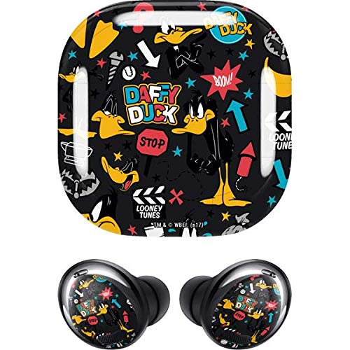 Skinit Decal Audio Skin Compatible with Samsung Galaxy Buds Pro - Officially Licensed Warner Bros Daffy Duck Patches Design