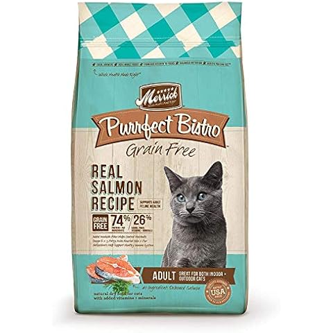 Merrick Purrfect Bistro Grain Free Cat Food - Salmon & Sweet Potato Recipe Cover