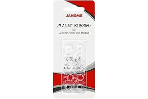 Janome Plastic Bobbins for All Home Use Models to Enhance Sewing Experience