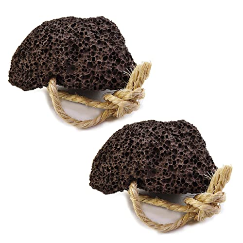 Pierre ponce naturelle volcanique lot de 2 paquets soin des pieds râpe callosités