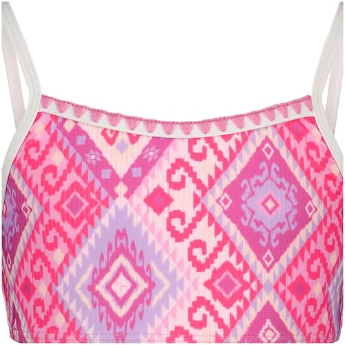 Image of Roxy Girls' Two-piece Bikini Swimsuit Set, UPF 50+ Sun Protection, Quick-Dry Bathing Suit