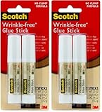 Scotch 051141928586 3M Wrinkle-Free Glue Stick 2/Pkg.27oz, 0.27 Ounce / 2 Count (Pack of 4)