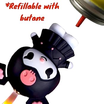 Amazon.com: NIVEK Kuroomi Y2K Lighter Flame 3D Japanese Chain