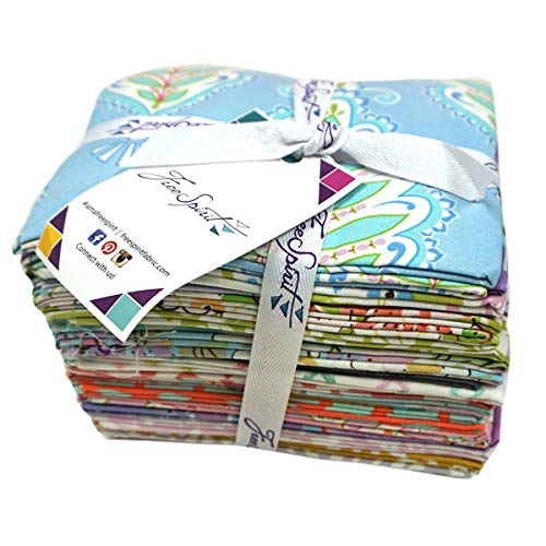 FreeSpirit Quilt Fabrics Mystery Fat Quarter 20 Piece Quilt Fabric, Multicolor
