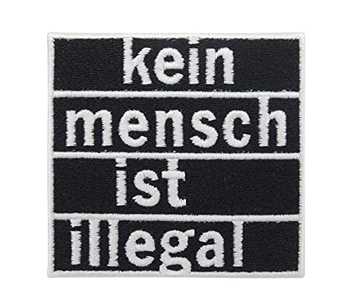 Finally Home Patch zum Aufbügeln - Kein Mensch ist illegal | Patches, Bügelbild, Aufbügler, Aufnäher