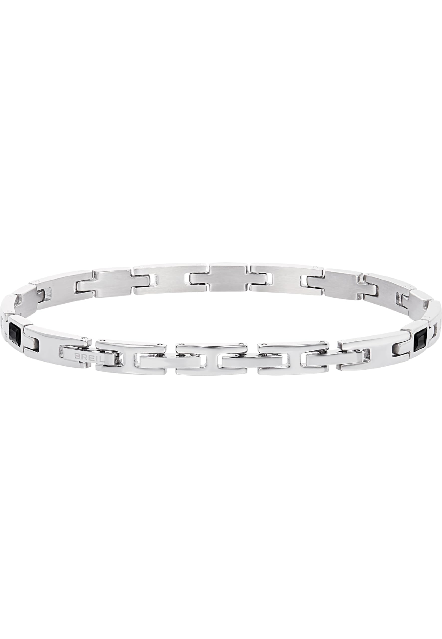 Breil, Bracciale Uomo in Acciaio, Ceramica | Collezione CERAMIC BRICK, Bracciale, Dimensione 22 cm, Gioiello idee regalo uomo