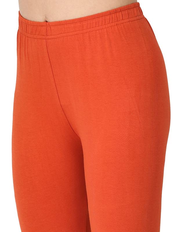 Image of Robinbosky Premium Stretchable Cotton Capri Legging for Women | Suitable for Formal wear & Casual wear | High-End Elastic Makes. The Leggings Squat Proof and Durable for Travel, Yoga, & Workout.