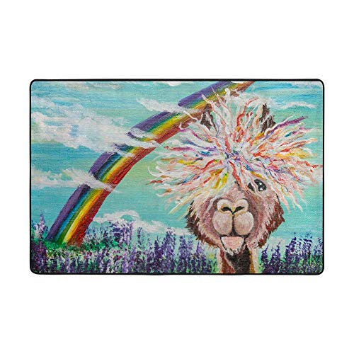 Tapis alpaga anti-peluche en velours épais pour préserver votre intérieur - 2
