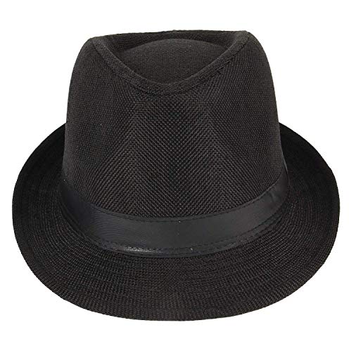Zacharias G3E Men's Fedora Hat Black