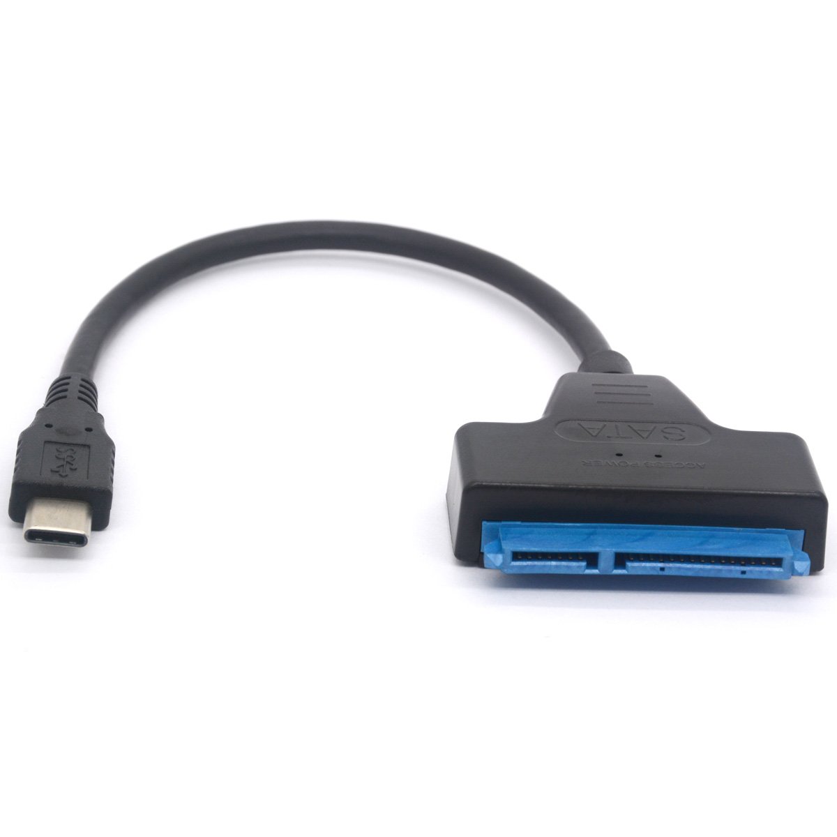 Cavo adattatore da USB C a SATA, da tipo C a SATA III, cavo per hard disk SATA 3 HDD e SSD, 7+15 pin da 2,5" con Thunderbolt 3