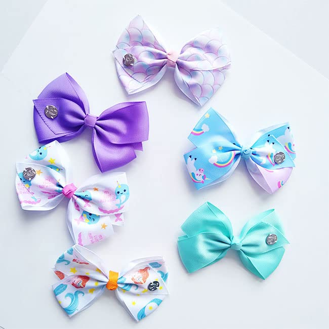 Fiocchi Capelli Glitterati - 3 Pezzi Grandi E Scintillanti Per Donne E Bambine - Foto 4