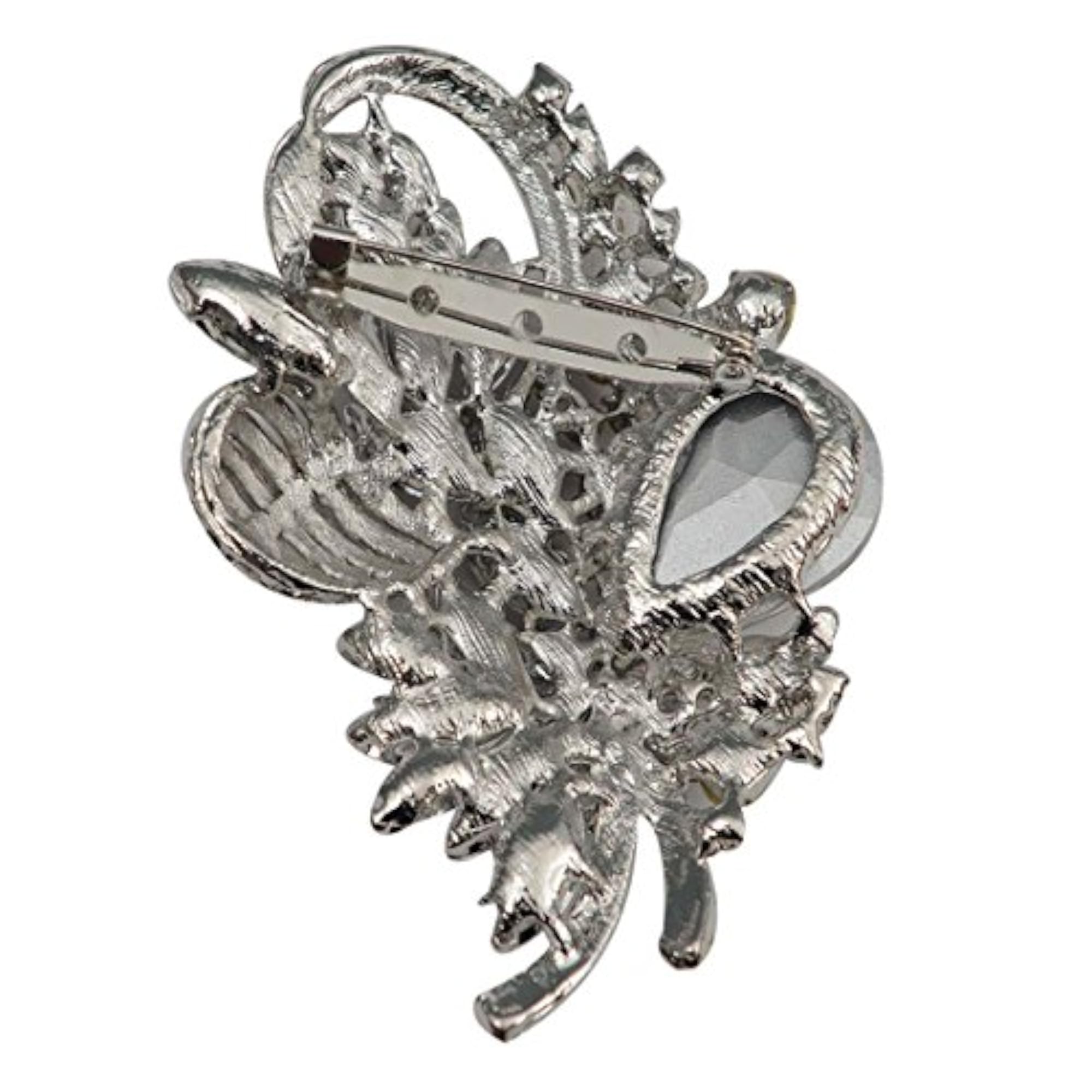 Stunning Crystal Brooch Pin
