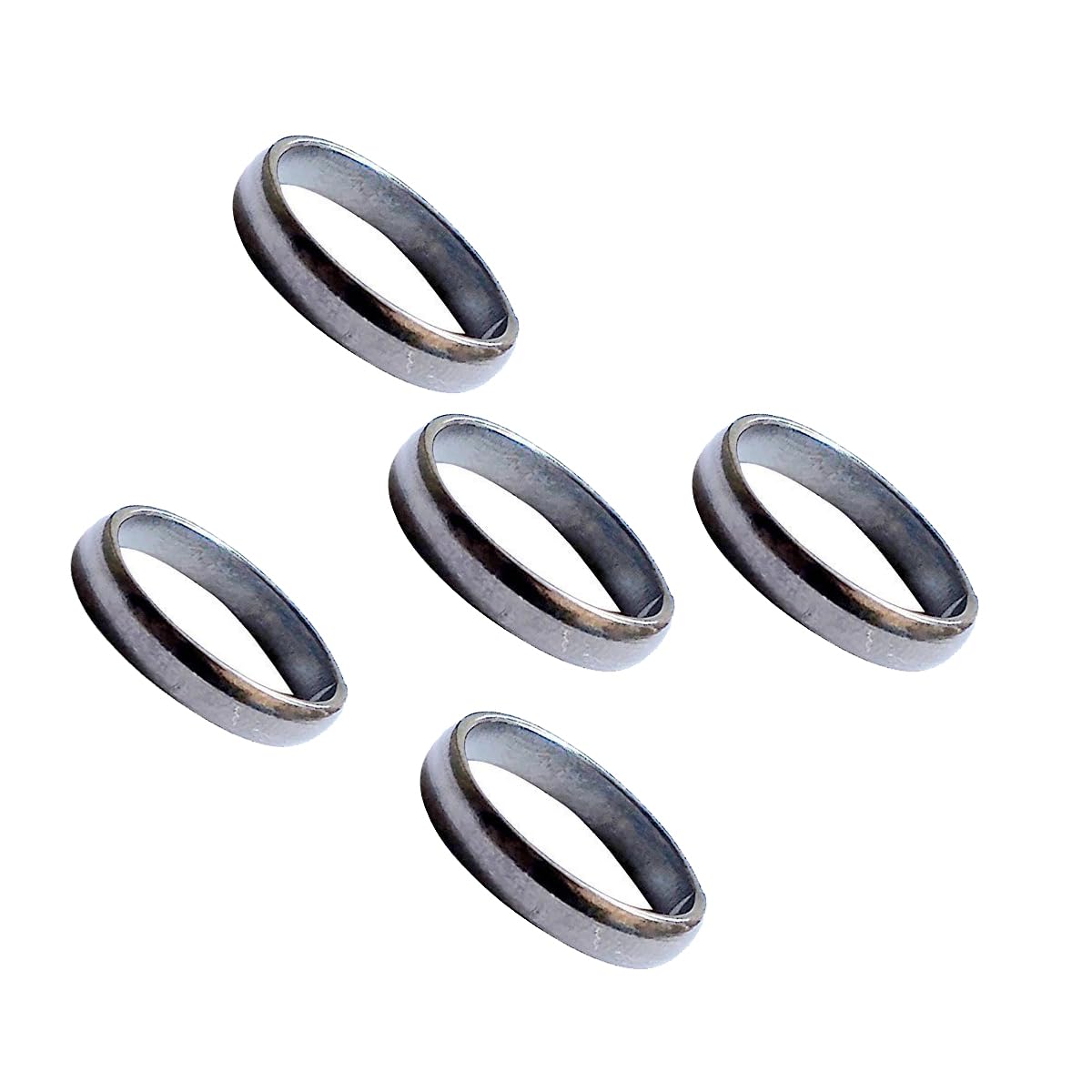 Shanky & Shiney Asli Black Horse Shoe Iron Ring for Men & Women (Kale Ghode Ki Naal Ki Ring)