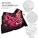 Red Boar Pigs Head Silk Like Head Scarf for Women Bandana for Hair Wrapping Fashion Accessory Square Hair Scarves 18