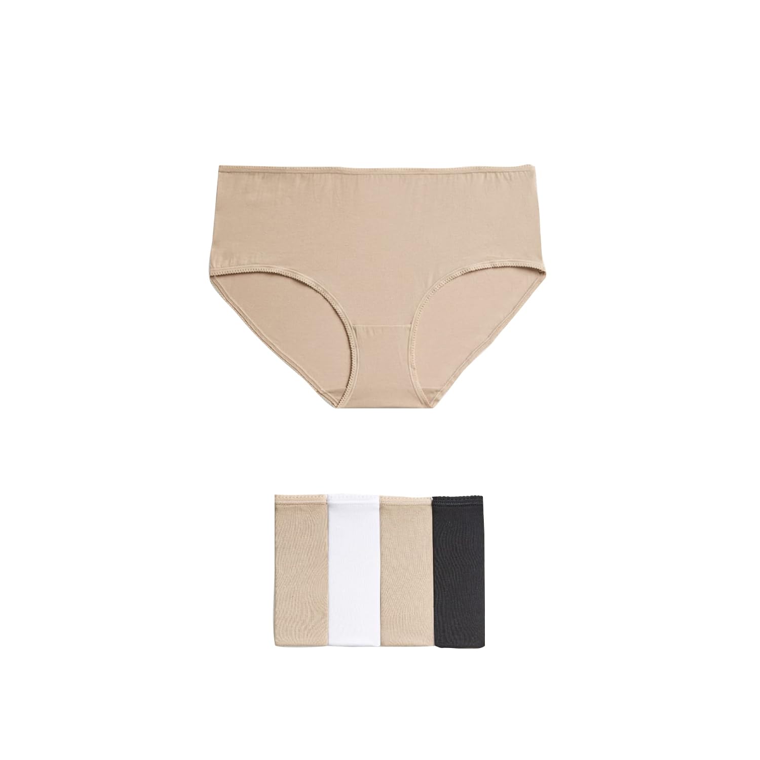 marks & spencer Women's Cotton Blend Modern Boy Short Panties-picture-25