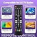 LG TV Remote Control Replacement | 2 AAA Batteries Included - L G Smart TV Remote for All LG LCD LED HDTV UHD 3D 4K Models | AKB75095308 AKB75095307 AKB7415324 Remote Control for L G Smart TVs Remte