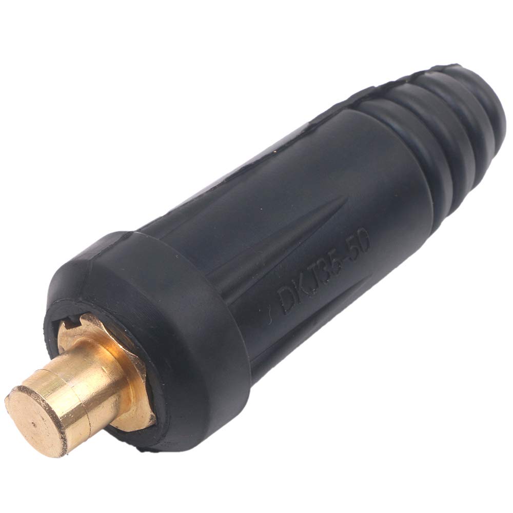 1Pcs 70-95MM TIG Welding Cable Panel Connector-Plug or Socket DKJ Quick Fitting Quick Connector, Plug(Male)