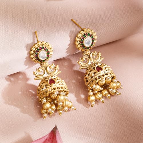 Image of Rubans Necklace Set Gold Plated Traditional Jewellery Gift for Women & Girls