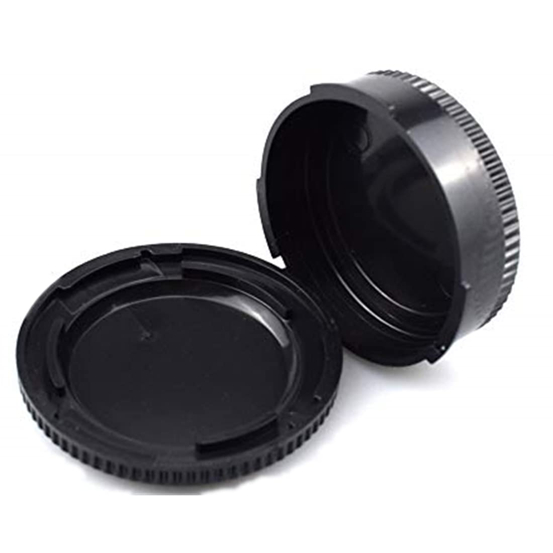 2 Set Body Cap E Copriobiettivo Posteriore Per Canon EF/EF-S - Compatibili Con T7, T6, 60D, 80D, Etc. - Foto 3