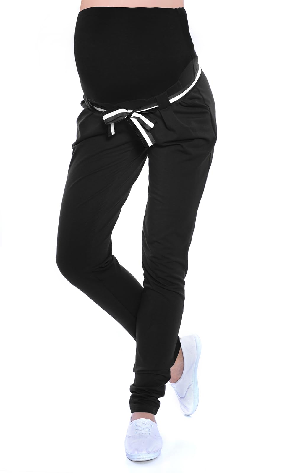 MijaCulture Casual Schwangerschaftshose Umstandshose/Umstandsmode Monika 9081