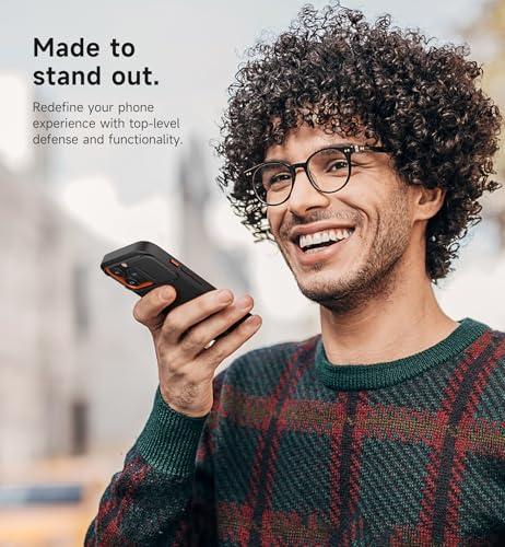 Suritch Cover Magnetica Compatibile Con Iphone 15 Pro, Alloggiamento A Prova Di Urti Custodia Protettiva Con Coperchio Della Fotocamera Scorrevole E Supporto Regolabile(Nero) - 8