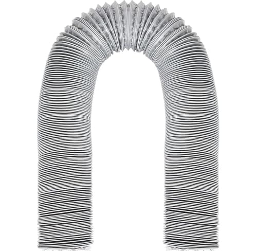 Image of Astberg Double-Layered PVC Flexible Insulated Duct with Aluminum Cowl and Mesh - Inline Ventilation System Accessory (200 /8INCHES)