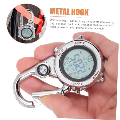 Reloj de montaña con diseño simple de acero inoxidable fácil de leer 7