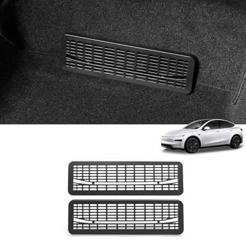 LUCKEASY 2PCS Floor Air Flow Vent Grille Protection for Tesla ...