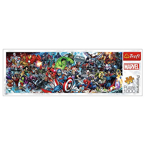 Trefl 29047 Tritt Universum bei, Marvel Avengers Other 1000 Teile, Panorama, Premium Quality, für Erwachsene und Kinder…